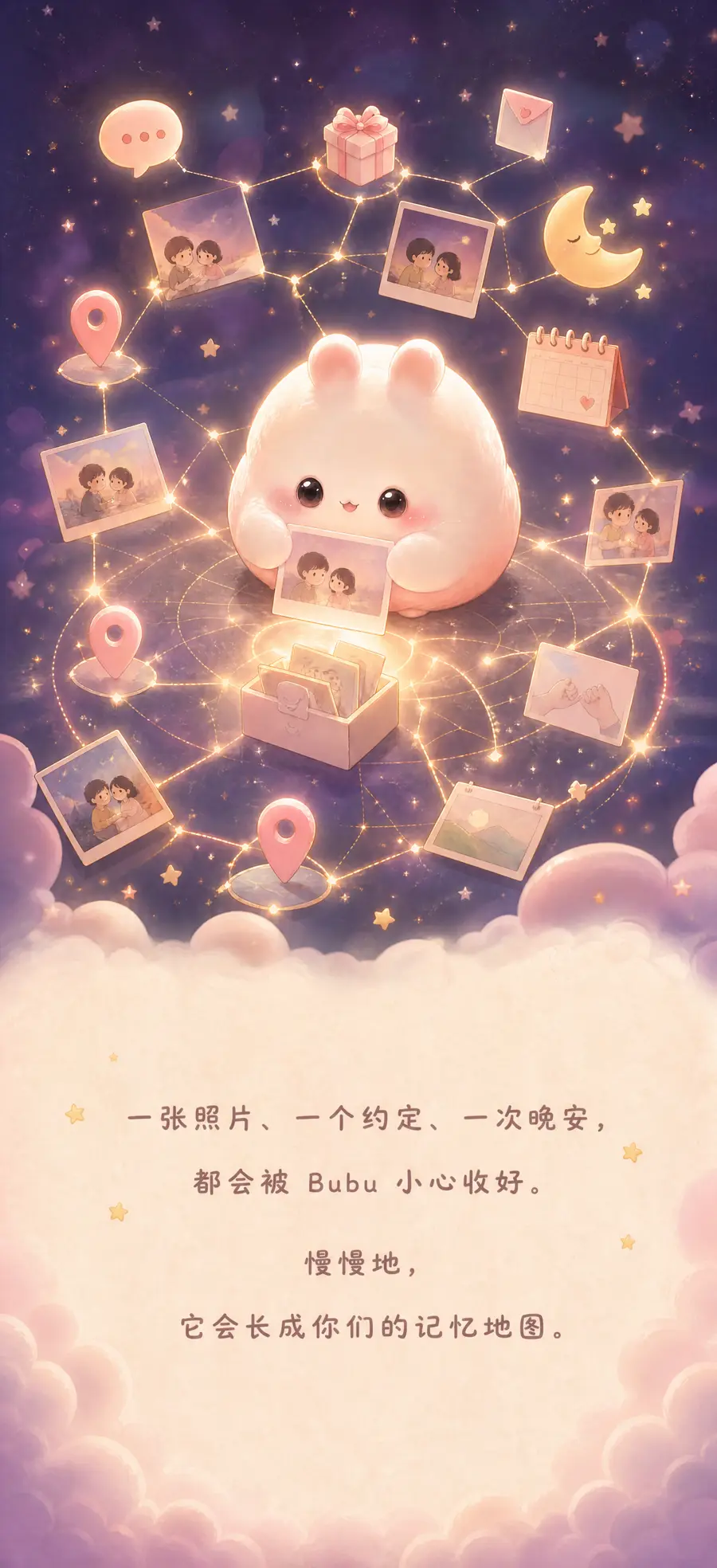 Bubu 收好照片、约定和晚安，慢慢长成记忆地图